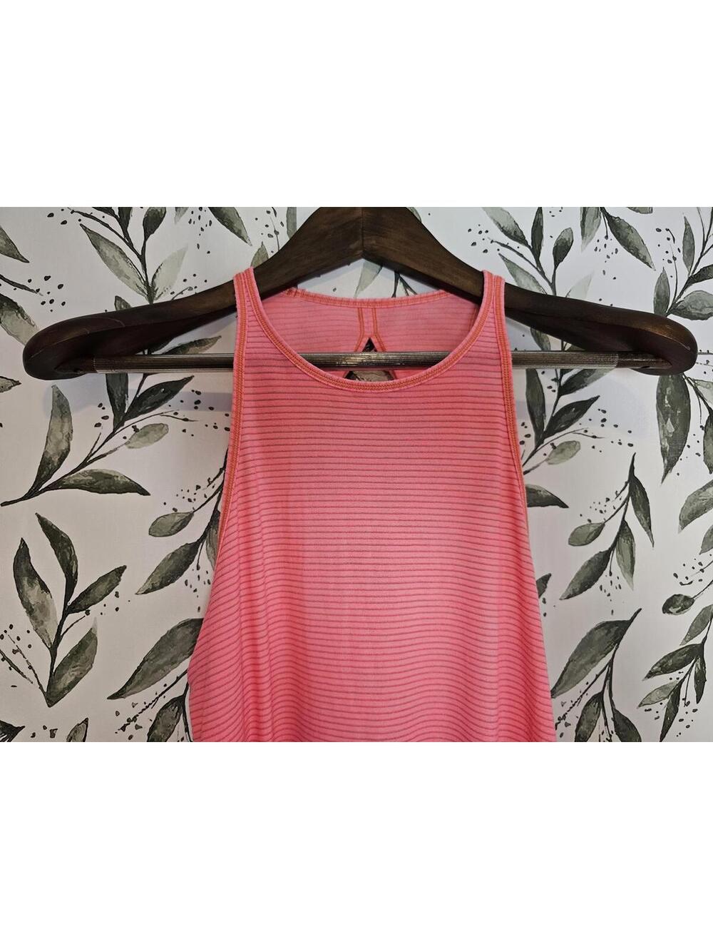Lululemon Athletic Shirt Pink Womens Size S Stripes